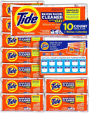 Washing Machine Cleaner by Tide, Washer Machine Cleaner with Oxi for Front and Top Loader Washer Machines, Deep Cleaning Residue & Odor Eliminator, 7 Month Supply