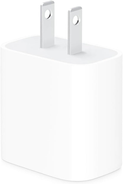 Apple 20W USB-C compact power adapter for iPhone, iPad, AirPods fast charging